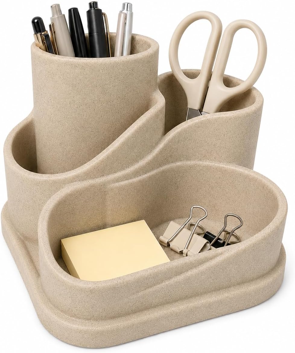 Curved Compartment Pen Organizer - view 2