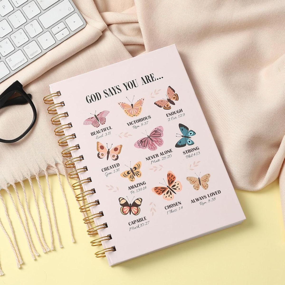 Butterfly Illustration Spiral Notebook - view 2