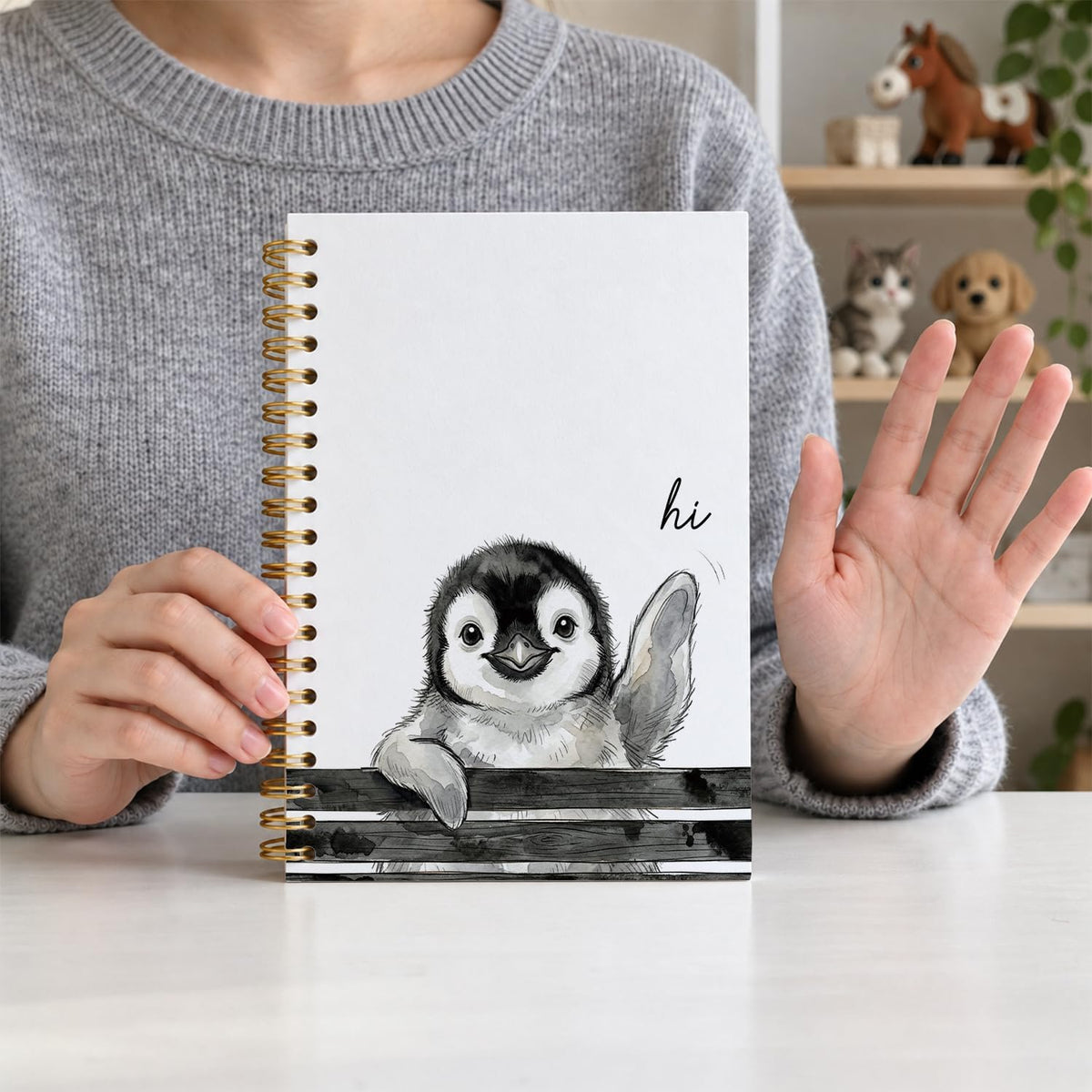 Penguin Spiral Notebook - view 2