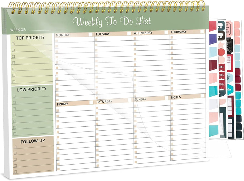 Green Weekly To-Do Pad