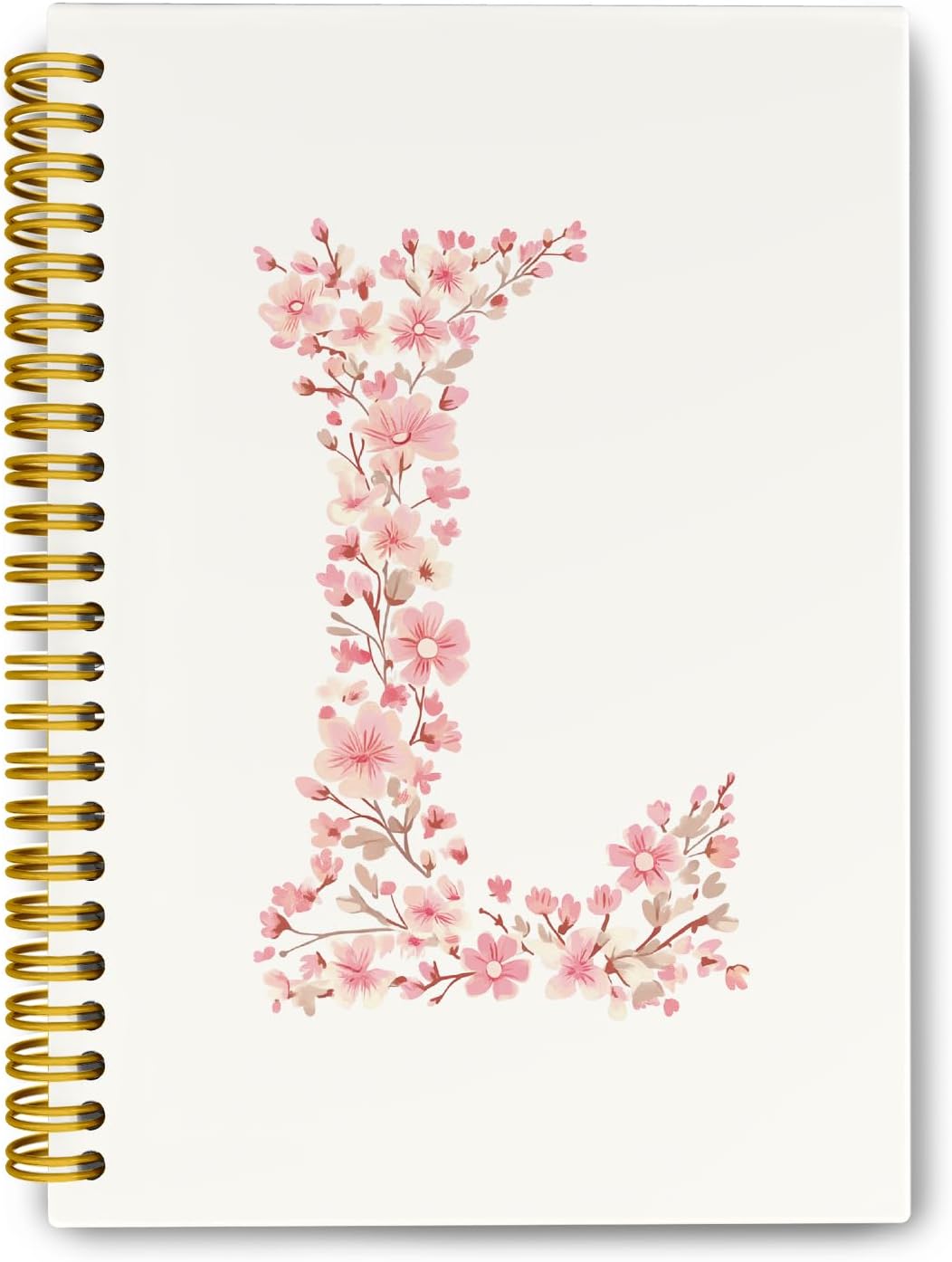 Floral Letter L Spiral Notebook - view 1