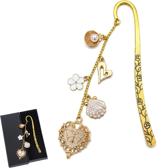 Shell Charm Metal Bookmark - view 1